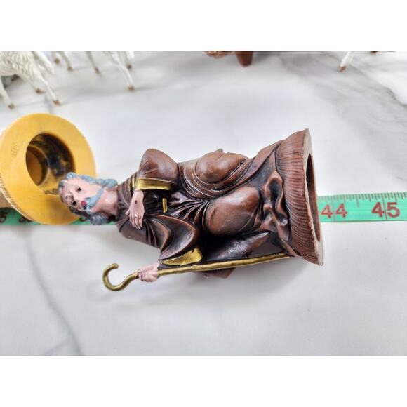 Nativity Joseph Mary Jesus Three Kings Shepherd Animal Angel Made in Italy x14 - Picture 15 of 16